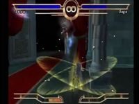 une photo d'Ã©cran de Saint Seiya - Le Sanctuaire sur Sony Playstation 2